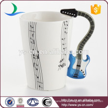 Taza divertida de la taza de la guitarra sublimación diseño único